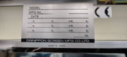 Foto Verwendet DNS / DAINIPPON SC-W80A-AVFG Zum Verkauf