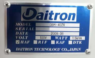 フォト（写真） 使用される DAITRON DBM-402R 販売のために