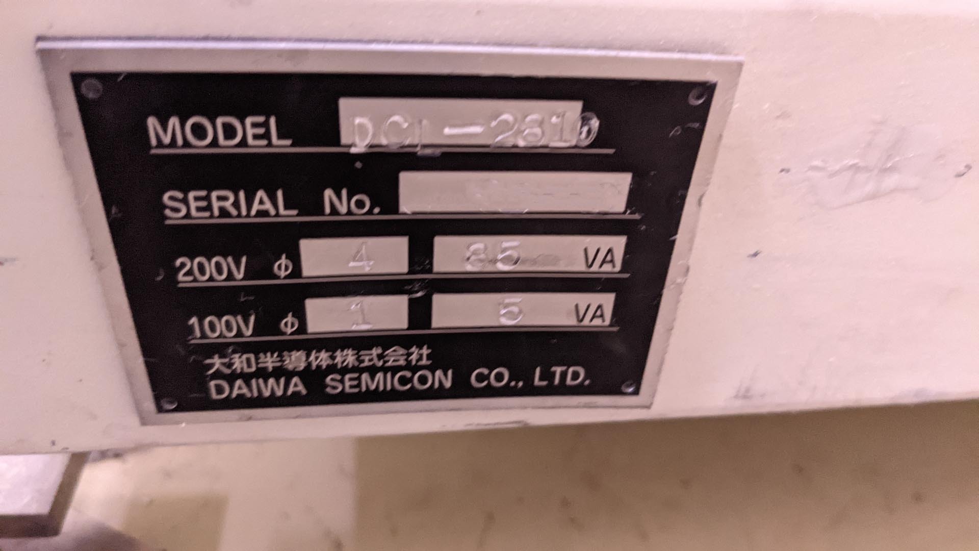 Photo Used DAIWA D0L-2810 For Sale