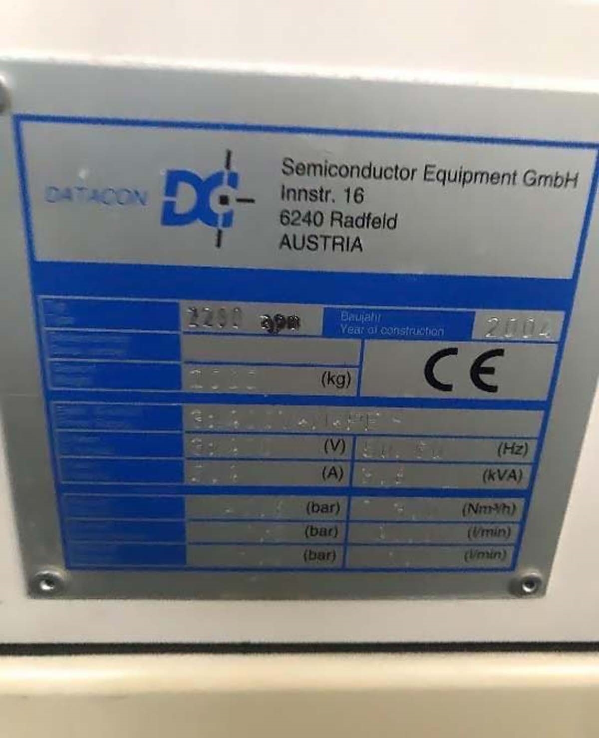 フォト（写真） 使用される DATACON / BESI 2200 APM 販売のために