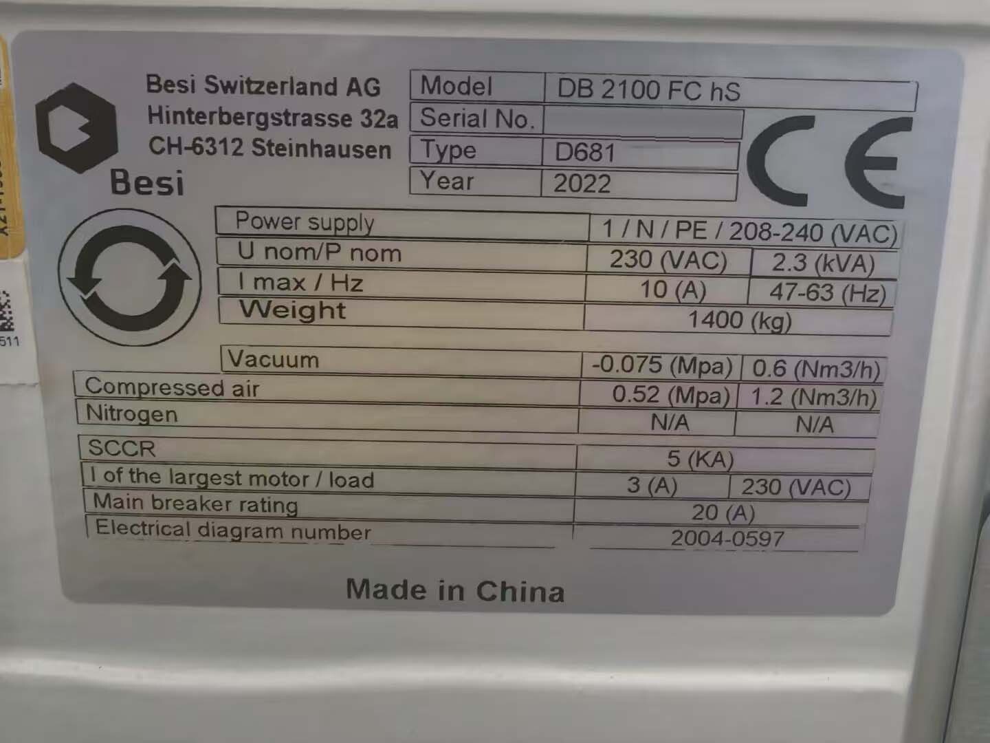 Photo Utilisé DATACON / BESI DB 2100FC HS À vendre