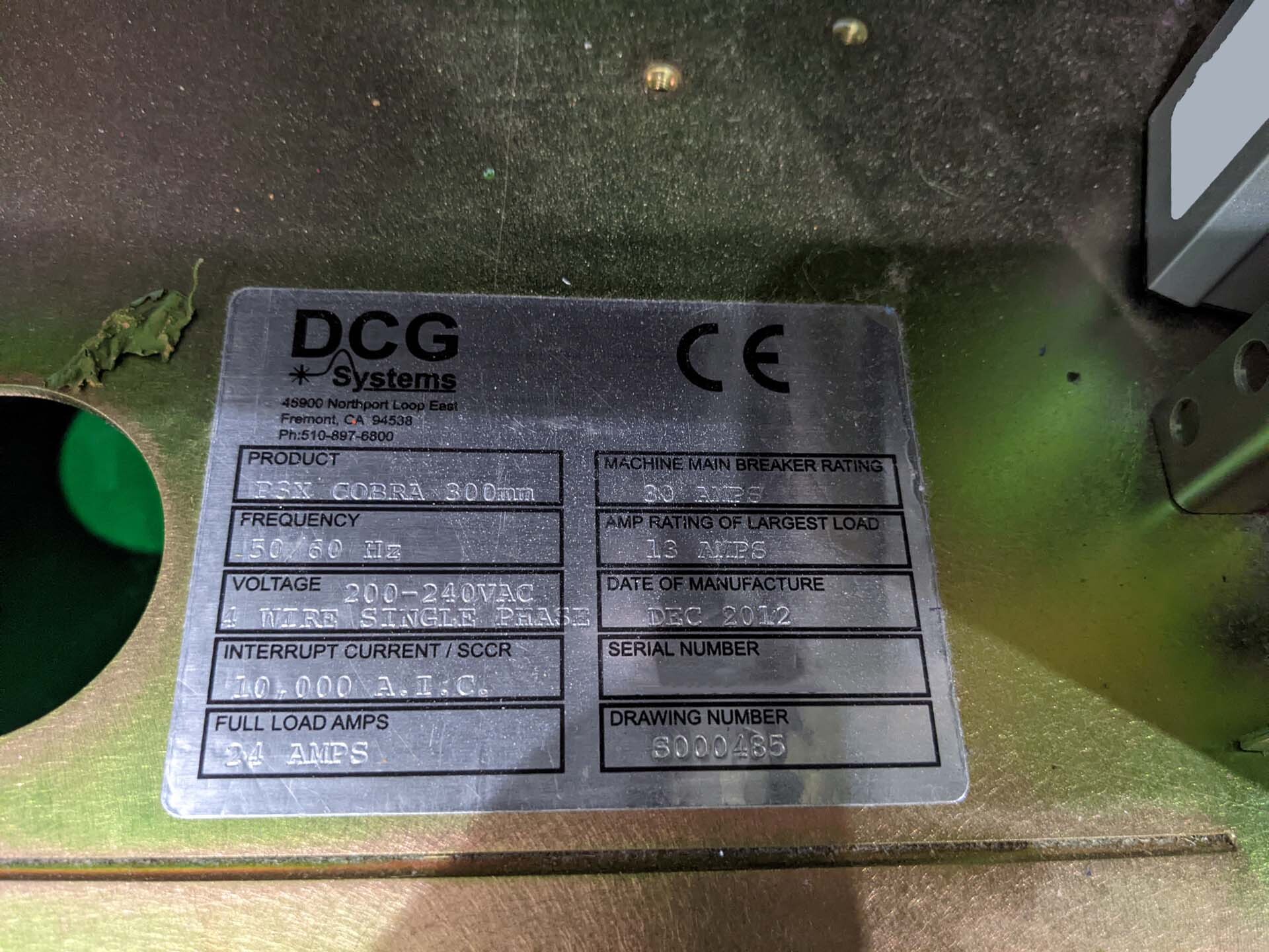 图为 已使用的 DCG SYSTEMS P3X Cobra 待售