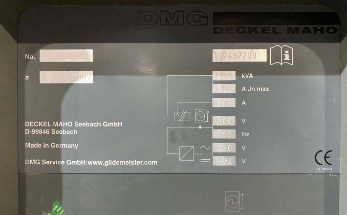 图为 已使用的 DECKEL / MAHO DMU-70 待售