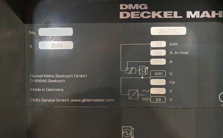圖為 已使用的 DECKEL / MAHO HSC 105 linear 待售