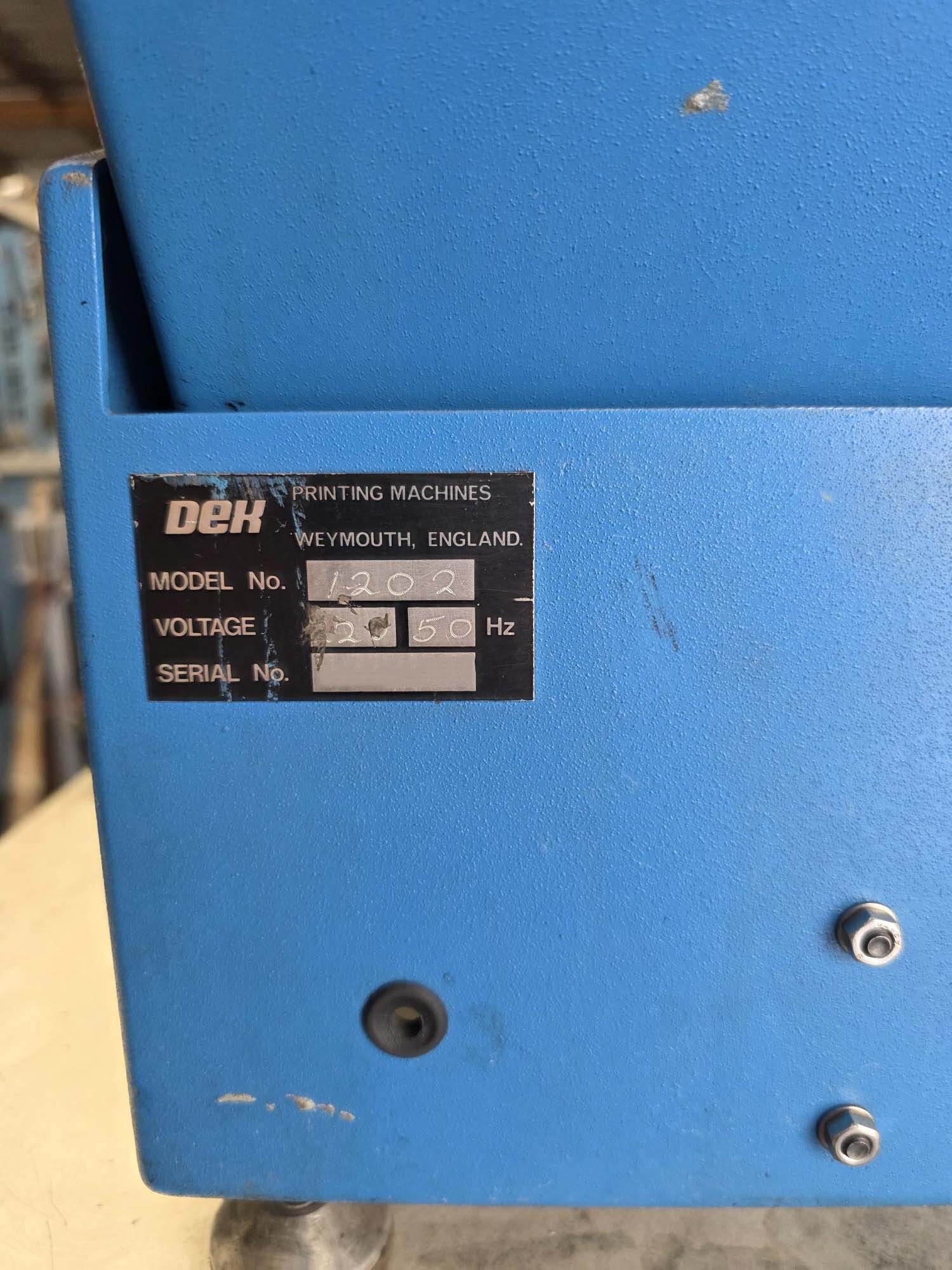 图为 已使用的 DEK 1202 待售