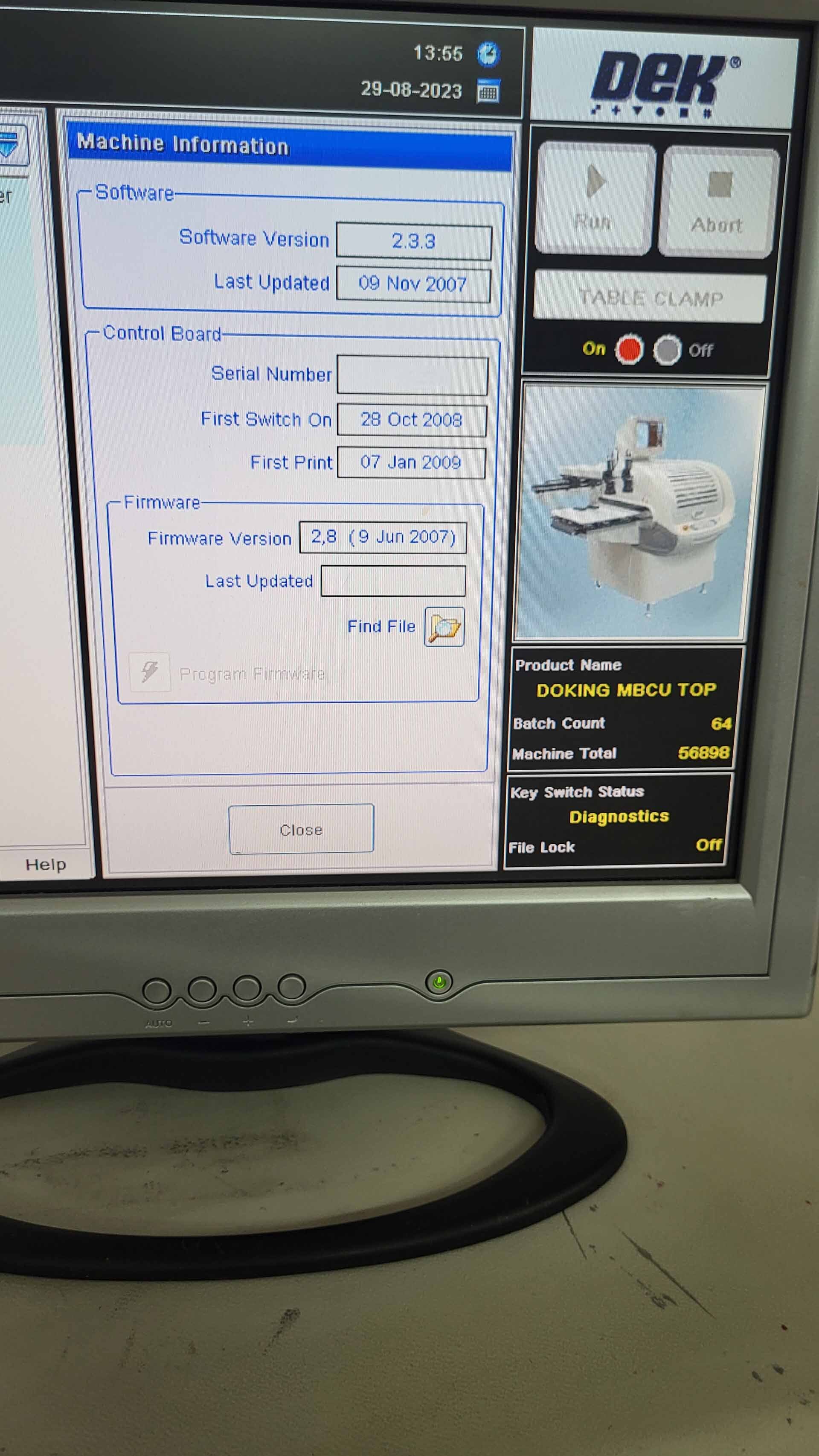 图为 已使用的 DEK 248 待售