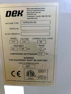 DEK Horizon 02i #293825253