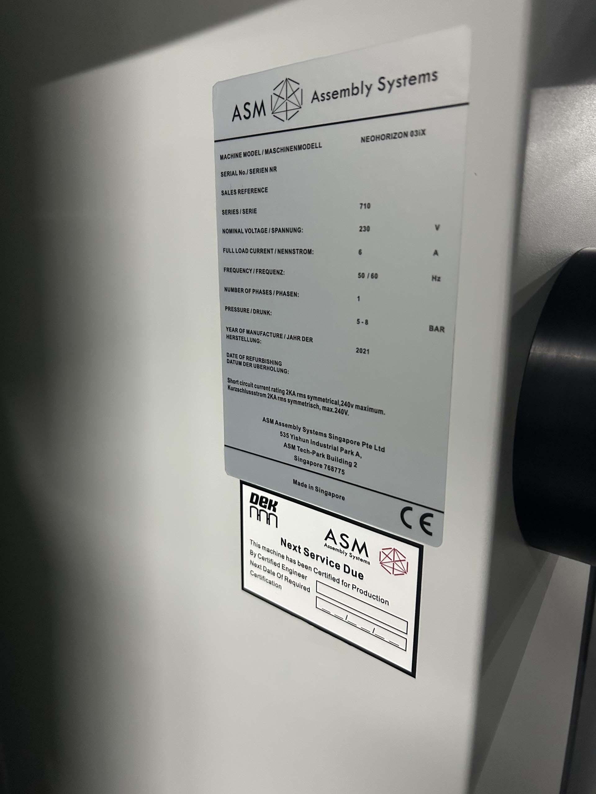 图为 已使用的 DEK NEO Horizon 03iX 待售