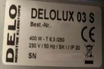 Foto Verwendet DELO Delolux 03S Zum Verkauf