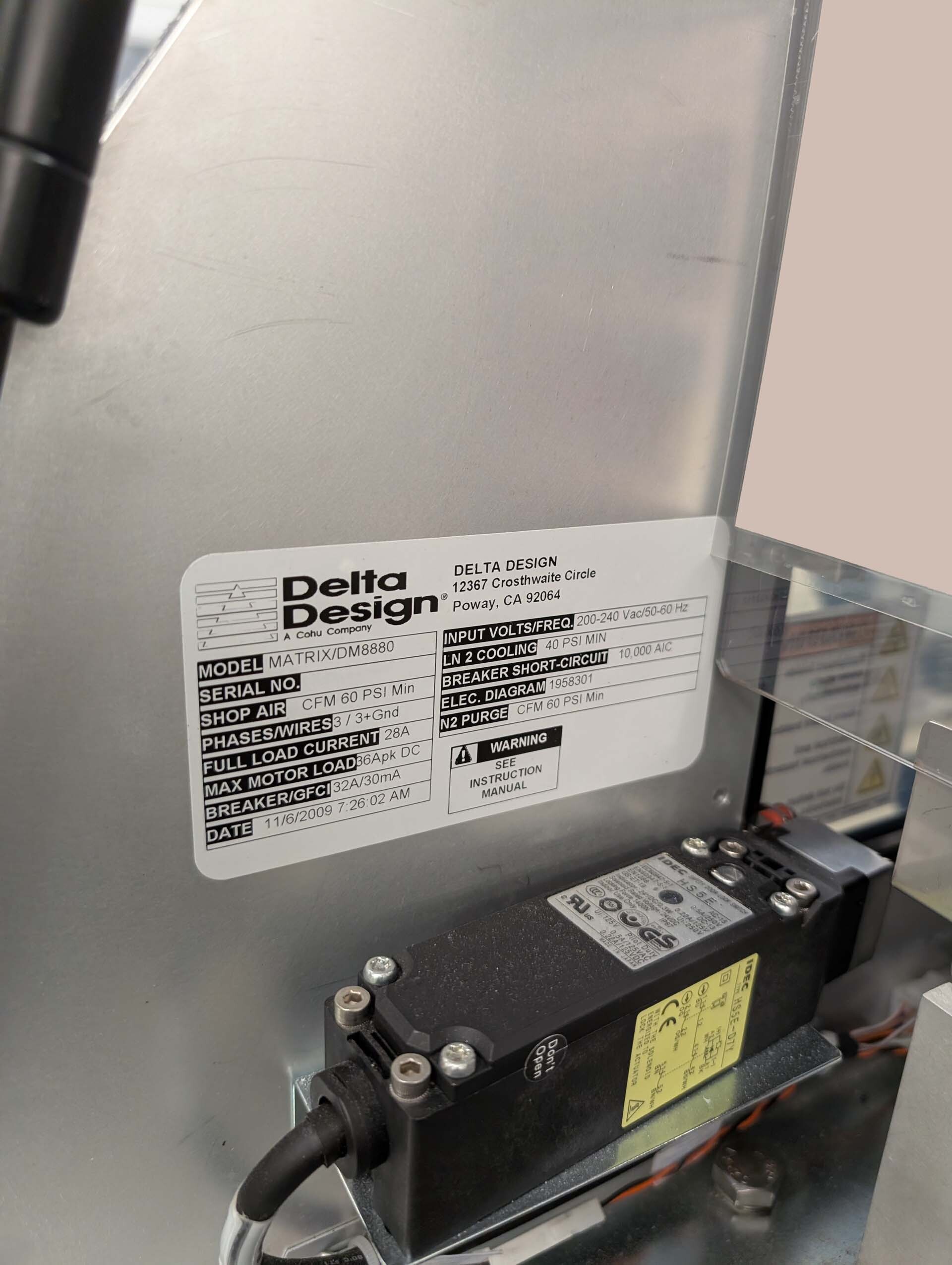 フォト（写真） 使用される DELTA DESIGN Matrix / DM8880 販売のために