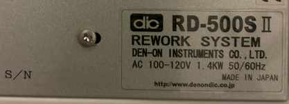 フォト（写真） 使用される DEN-ON INSTRUMENTS RD 500 SII 販売のために