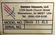 圖為 已使用的 DENTON VACUUM Desk II XLS 待售