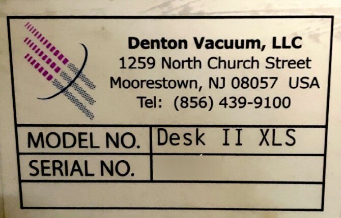 圖為 已使用的 DENTON VACUUM Desk II XLS 待售
