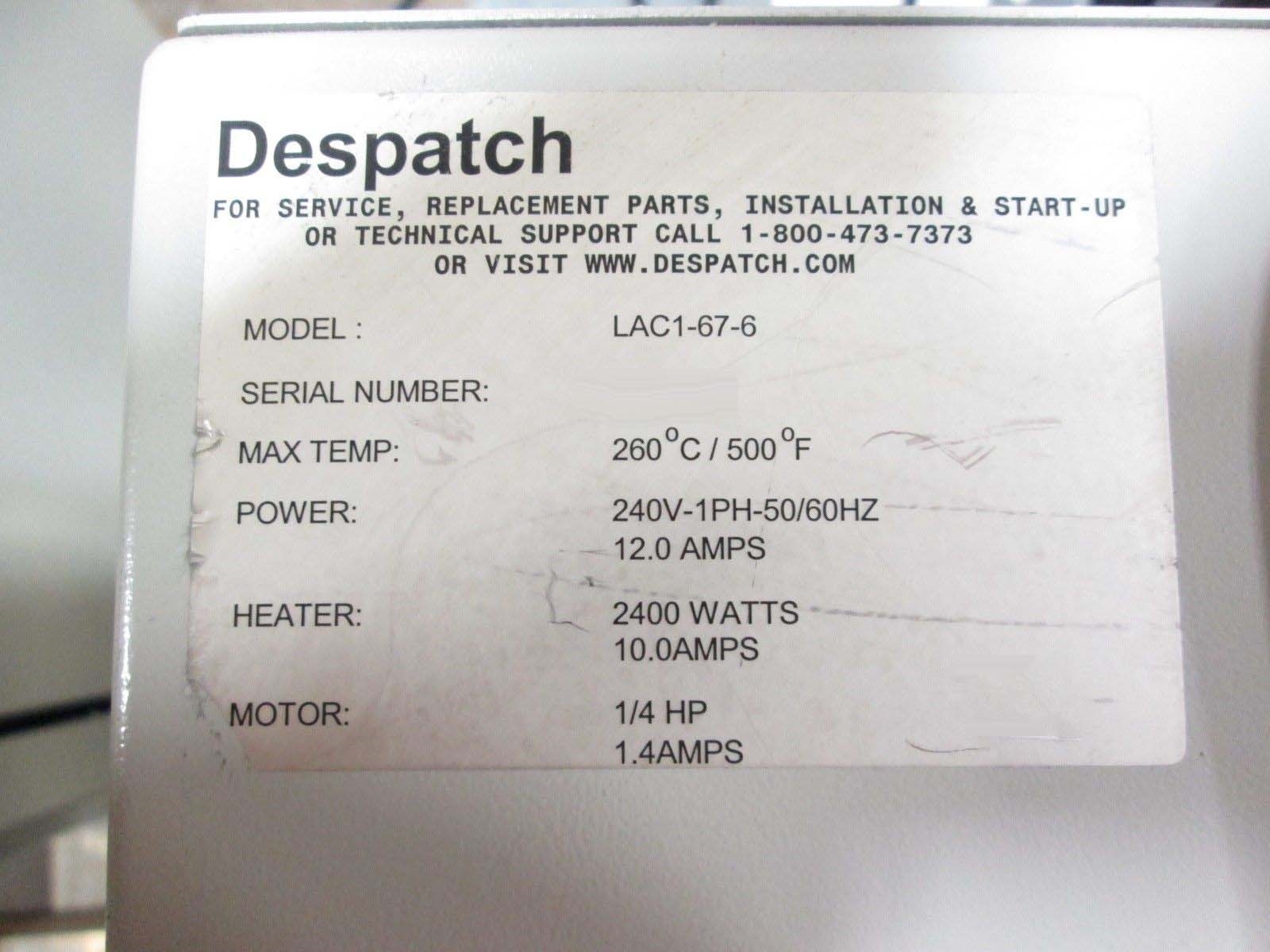 フォト（写真） 使用される DESPATCH LAC1-67-6 販売のために