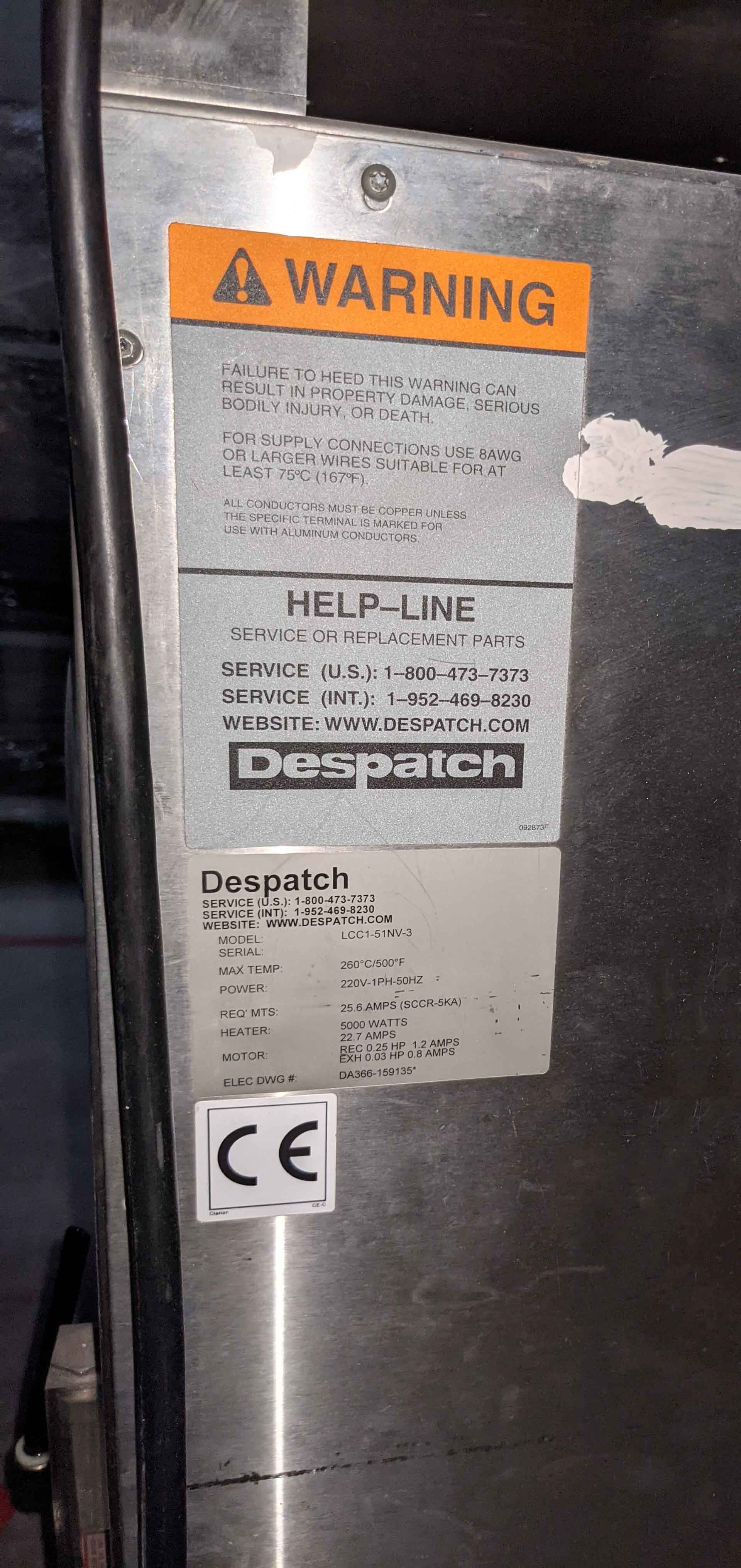 圖為 已使用的 DESPATCH LCC1-51NV-3 待售