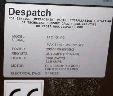 DESPATCH LLC1-51V-3 #9054478