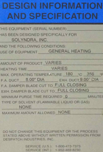 圖為 已使用的 DESPATCH TAB*3-21-1E 待售