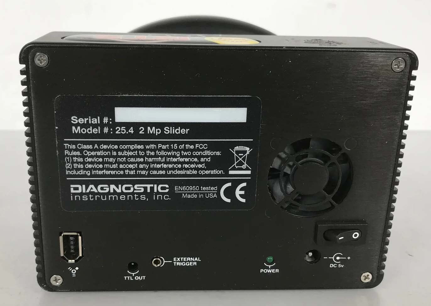 Photo Used DIAGNOSTIC INSTRUMENTS / SPOT 25.4 2 Mp Slider For Sale