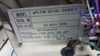 Photo Used DIC CORP eFlow SD16L-24SHI E For Sale