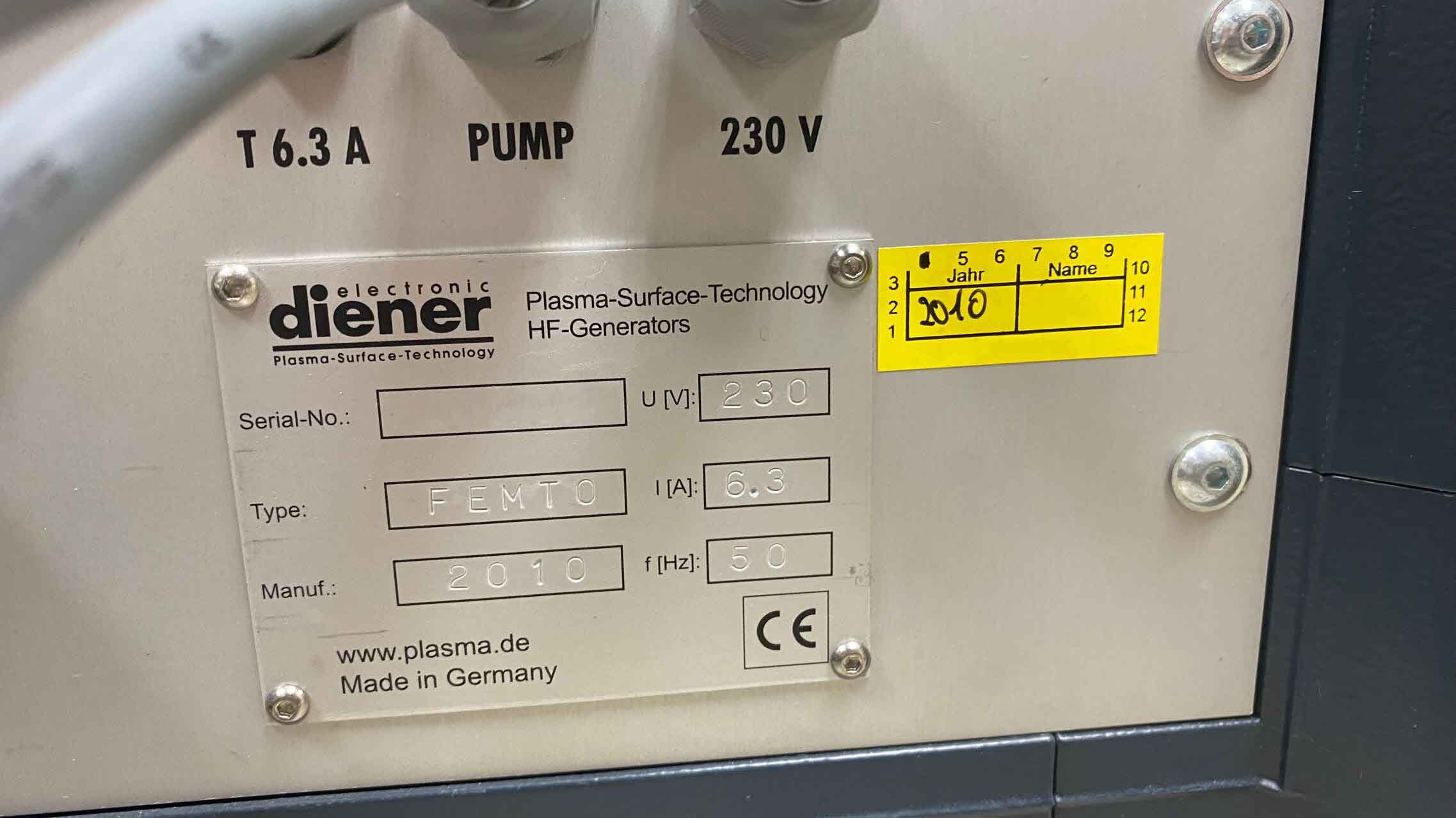 Photo Used DIENER ELECTRONIC Femto For Sale