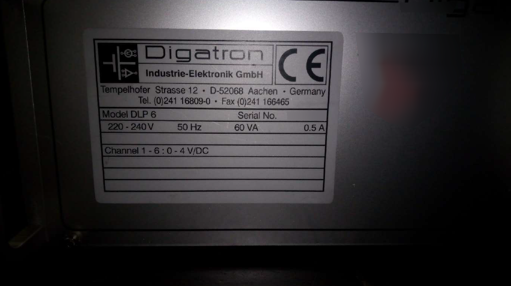 Photo Utilisé DIGATRON DLP 6 À vendre