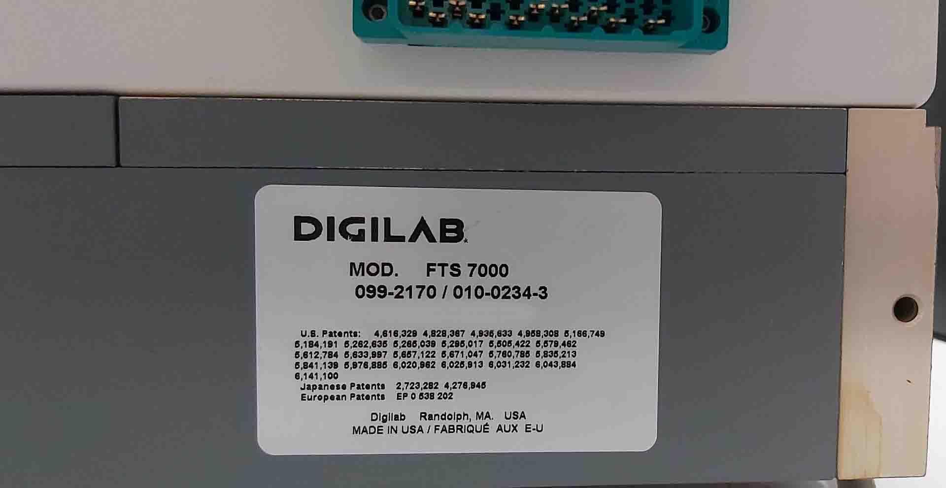 Photo Used DIGILAB FTS 7000 For Sale