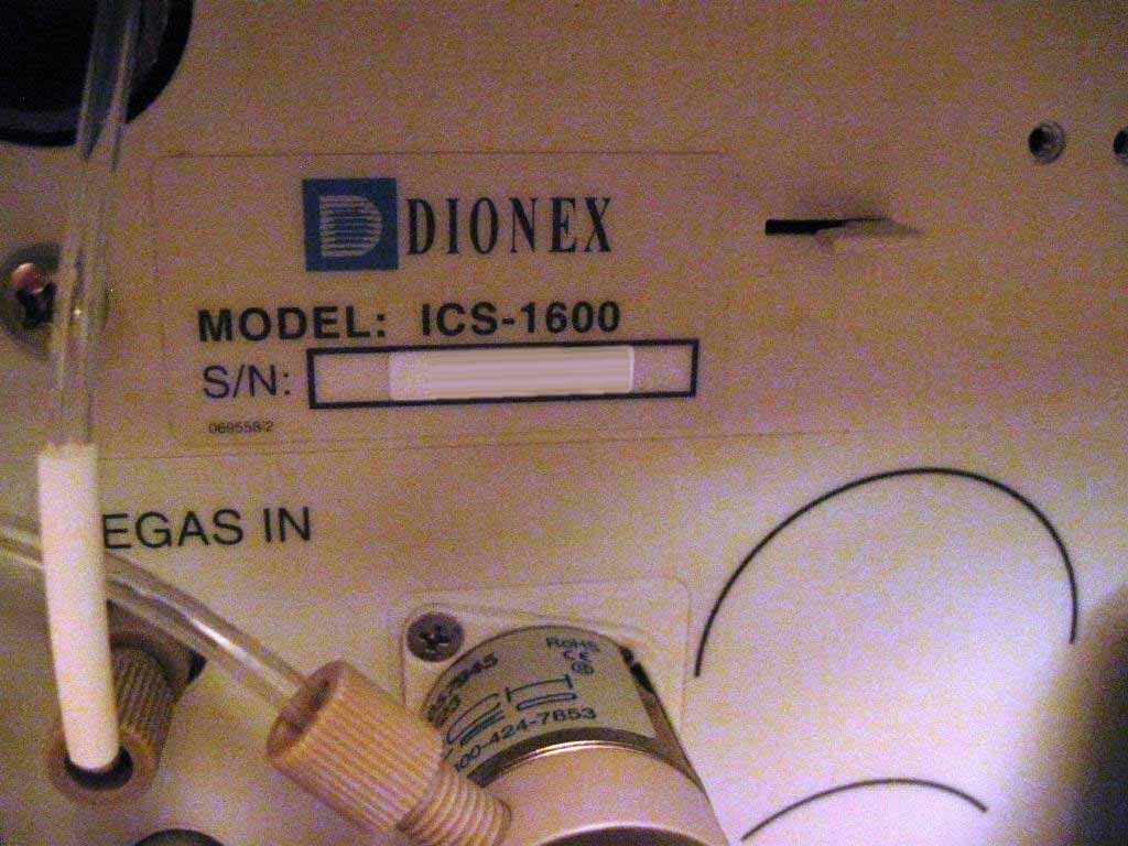 Photo Utilisé DIONEX ICS-1600 À vendre