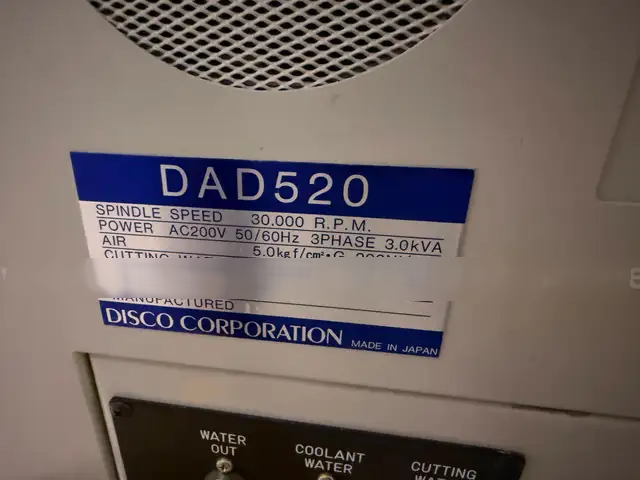 Photo Utilisé DISCO DAD 520 À vendre
