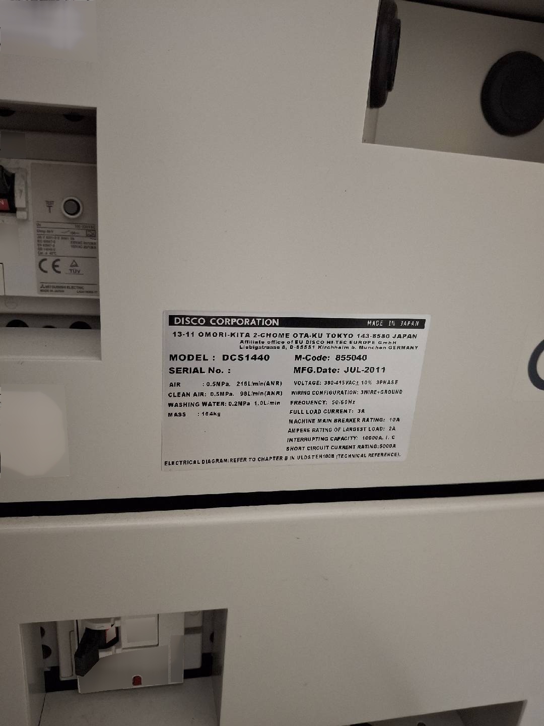 Foto Verwendet DISCO DCS 1440 Zum Verkauf