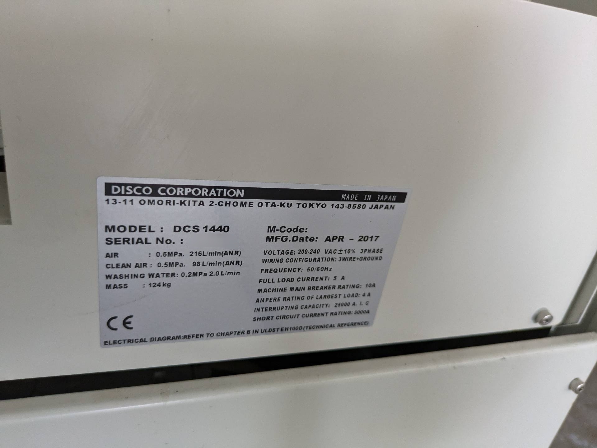 Foto Verwendet DISCO DCS 1440 Zum Verkauf