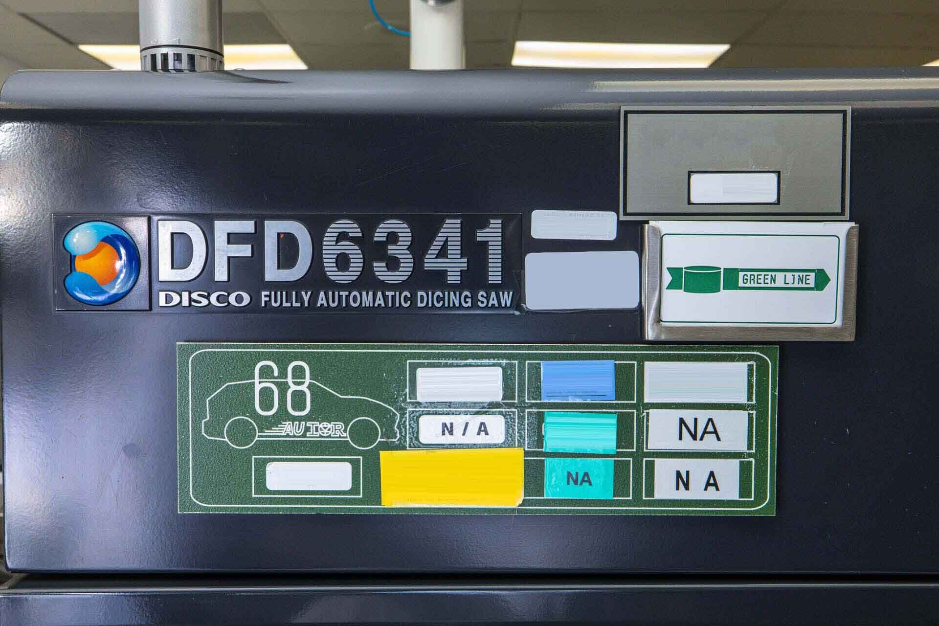 圖為 已使用的 DISCO DFD 6341 待售