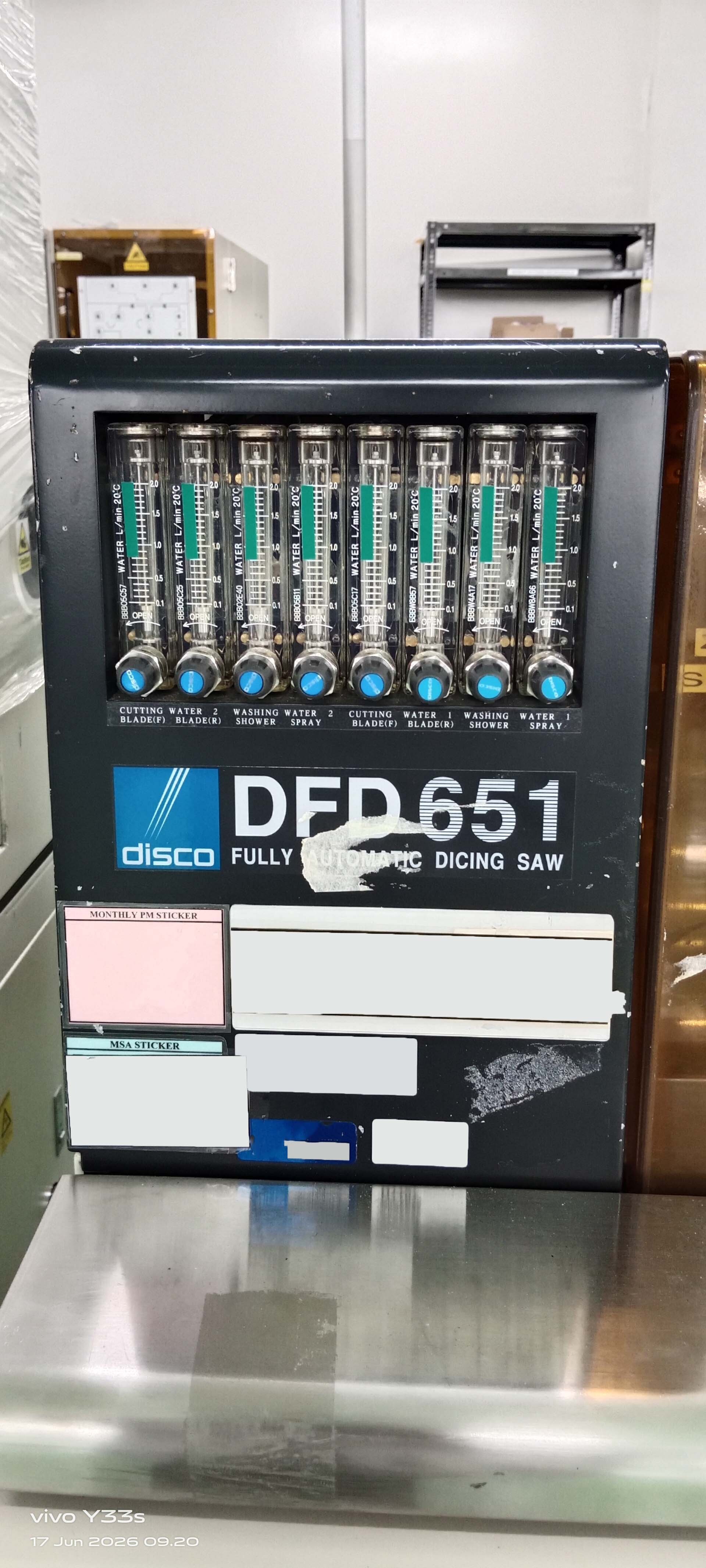 图为 已使用的 DISCO DFD 651 待售