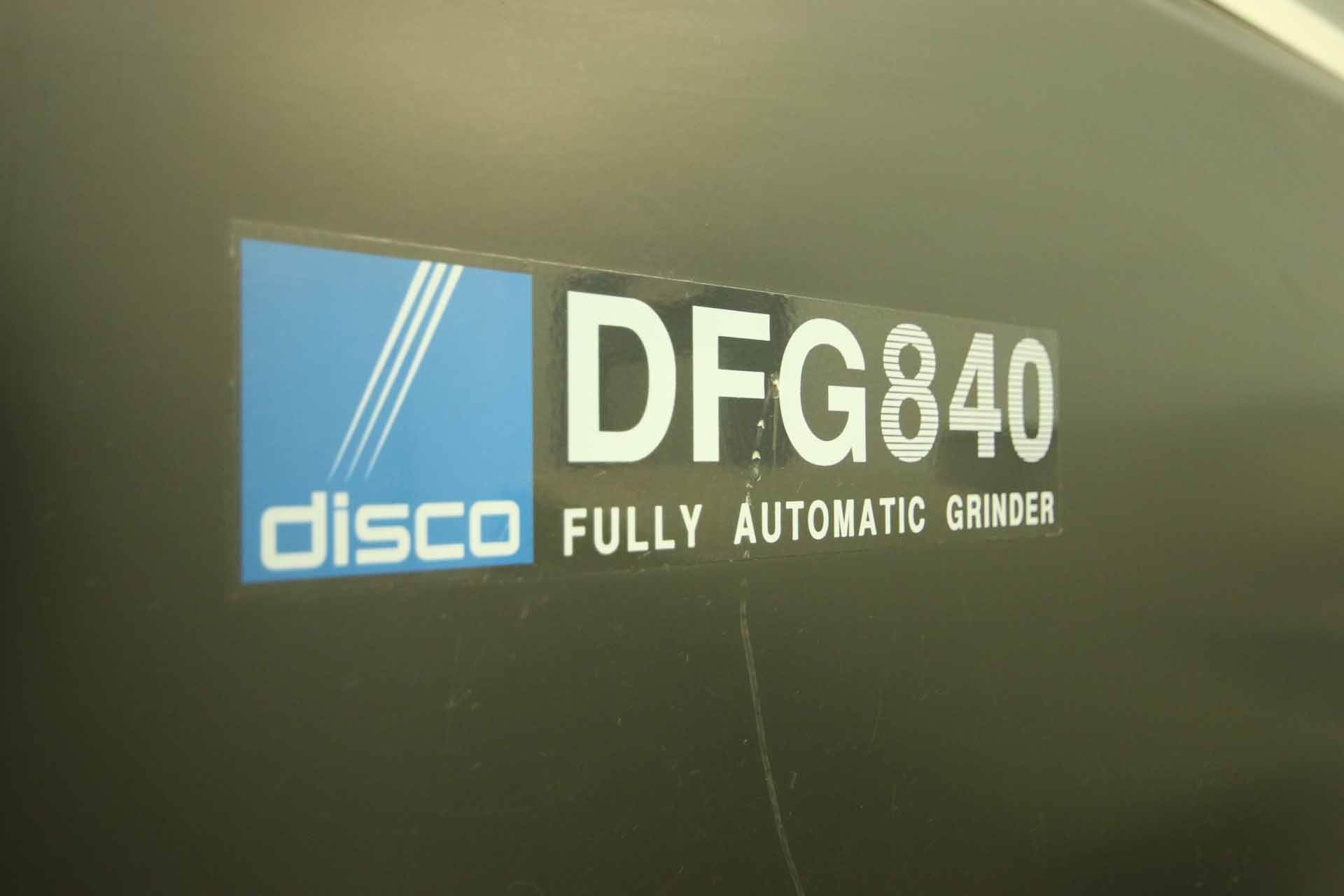 圖為 已使用的 DISCO DFG 840 待售