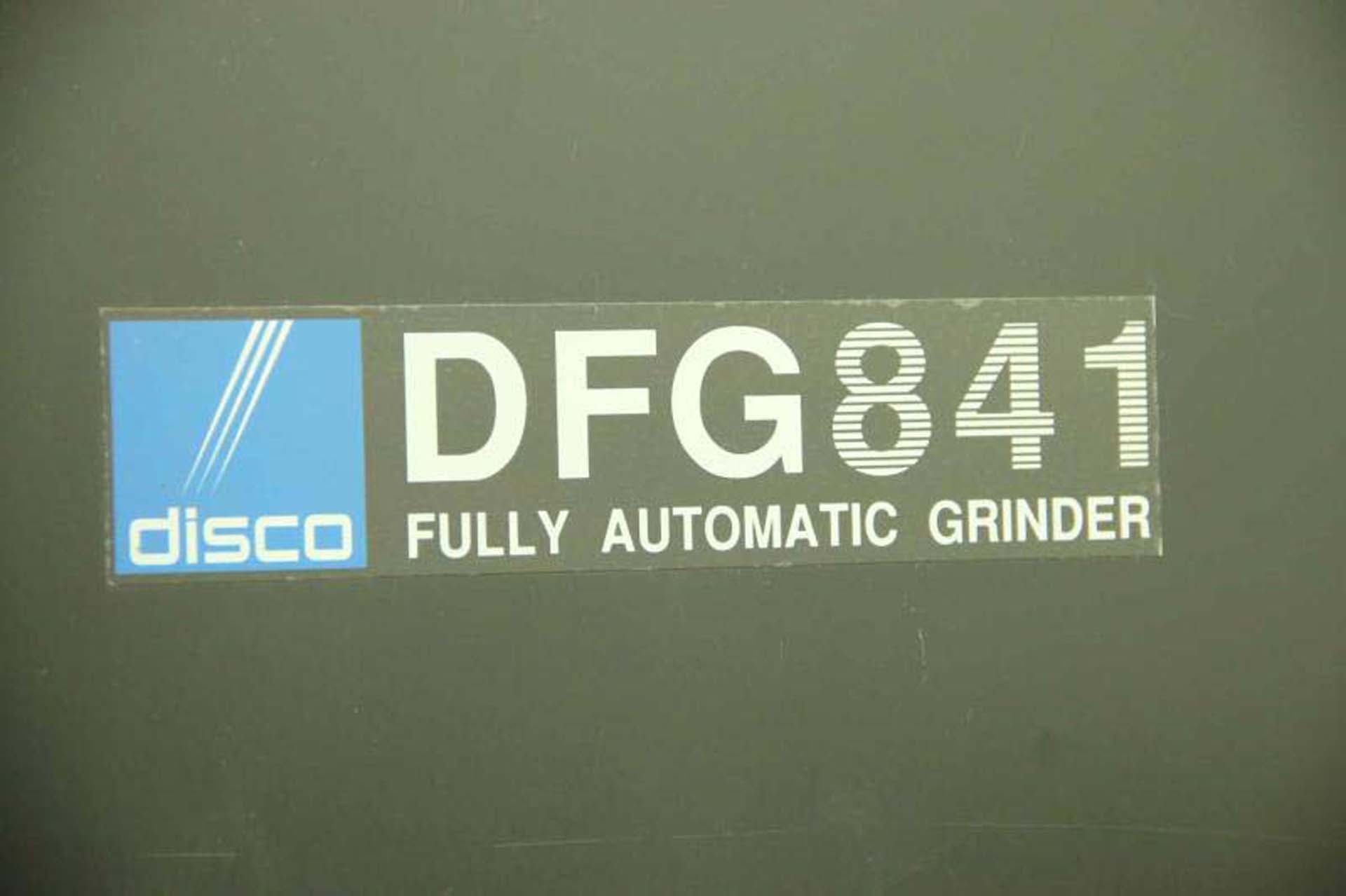 Photo Used DISCO DFG 841 For Sale