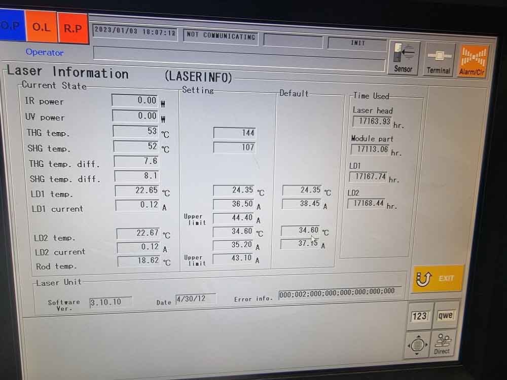 圖為 已使用的 DISCO DFL 7160 待售