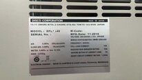 圖為 已使用的 DISCO DFL 7340 待售