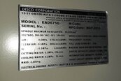 Foto Verwendet DISCO EAD 6750 Zum Verkauf