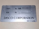 Photo Used DISCO Lot of spare parts For Sale