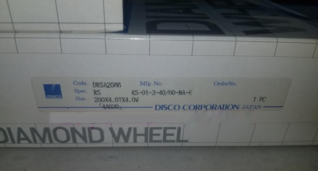圖為 已使用的 DISCO RS-01-3-40 / 60-NA-E 待售
