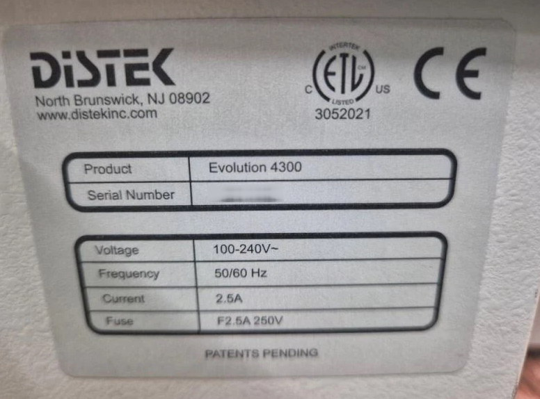 圖為 已使用的 DISTEK Evolution 6300 待售