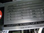 Photo Used DNS / DAINIPPON SK-80BW-BVP For Sale