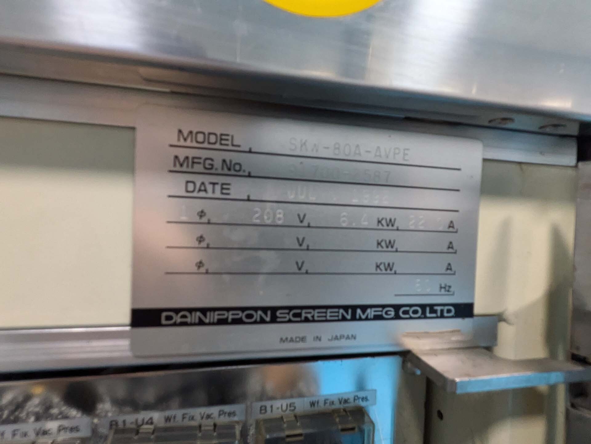 图为 已使用的 DNS / DAINIPPON SKW-80A-AVPE 待售