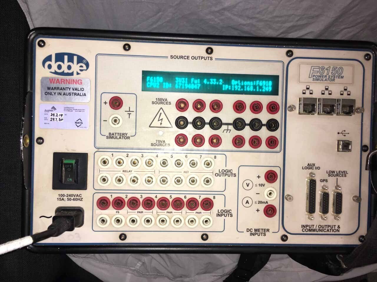 图为 已使用的 DOBLE F6150 待售