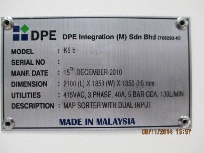 DPE INTEGRATION K5-B #9095094