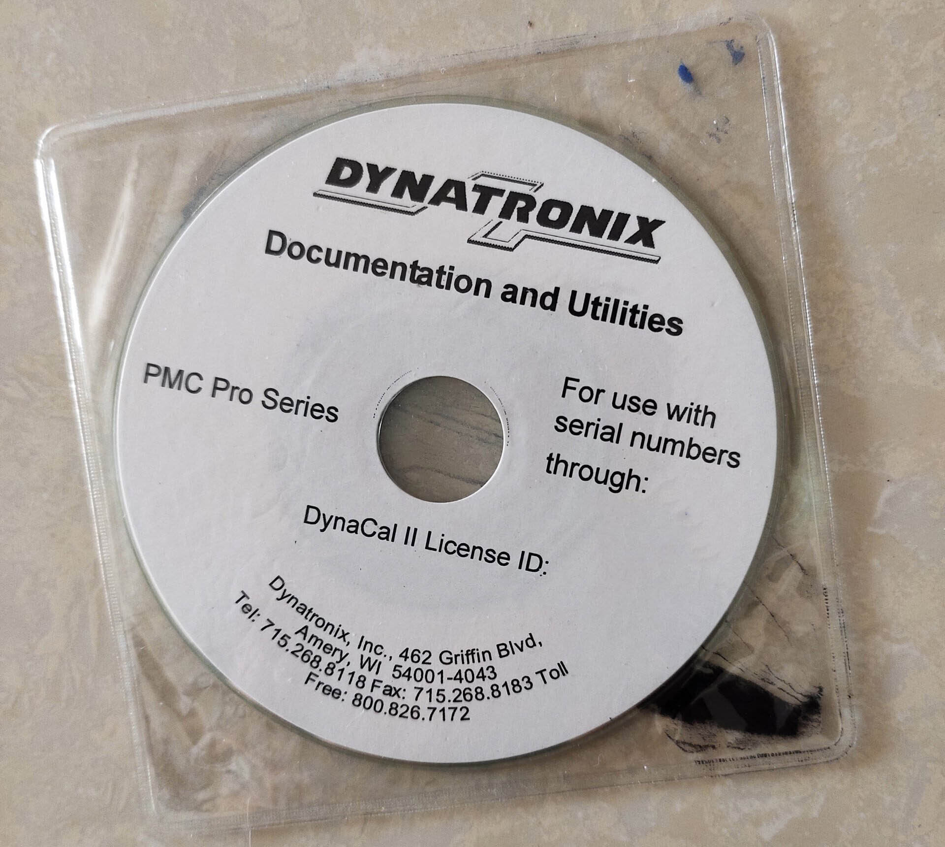 Photo Used DYNATRONIX PMC 601 / 4PR-8-16XR For Sale