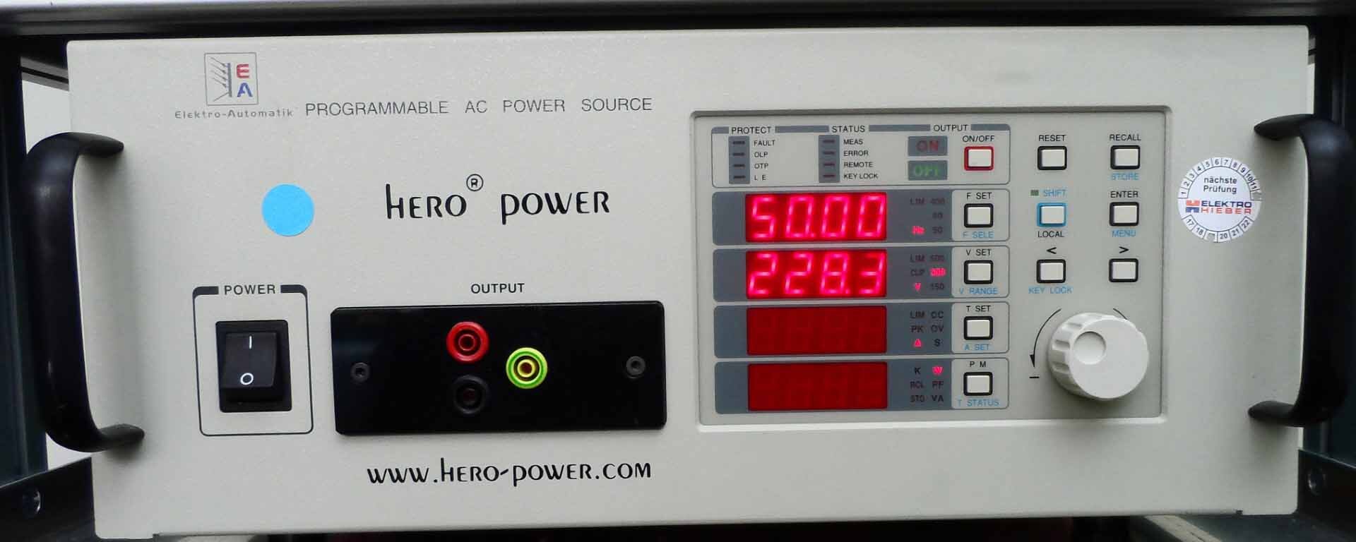 图为 已使用的 EA ELEKTRO-AUTOMATIK AC Power source 待售