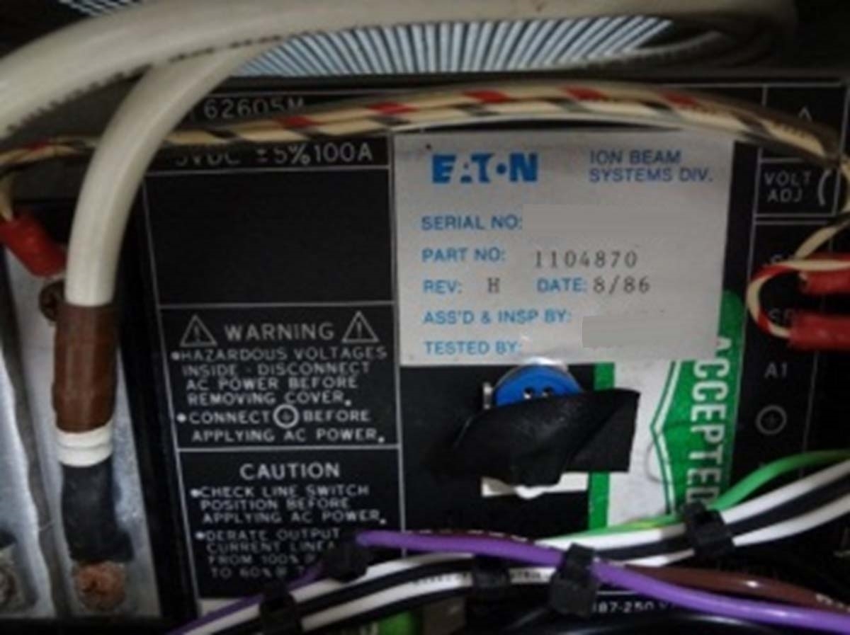 圖為 已使用的 EATON NOVA / AXCELIS Lot of spare parts for NV-10 待售