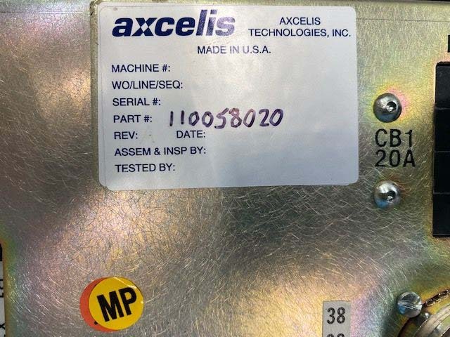 Photo Used EATON NOVA / AXCELIS Spare parts for Optima HD For Sale