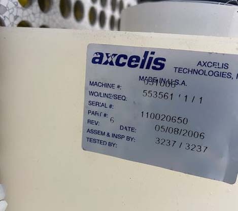 Photo Used EATON NOVA / AXCELIS Spare parts for Optima HD For Sale