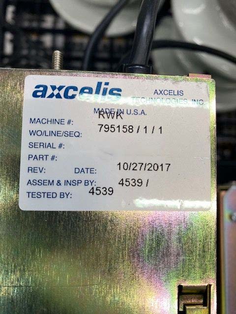Photo Used EATON NOVA / AXCELIS Spare parts for Optima HD For Sale